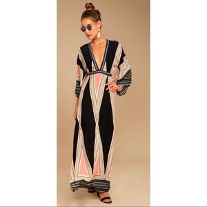 NWT Lulu’s Montecito Maxi Dress Sz L